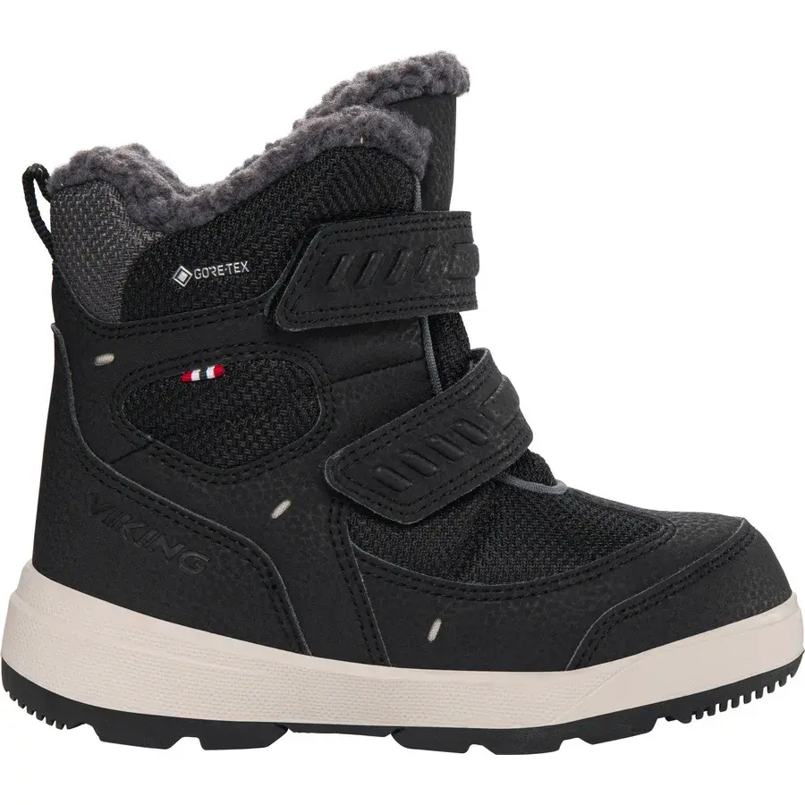 Produktbillede af Viking Toasty Warm GORE-TEX 2v børnestøvle i sort og koksgrå